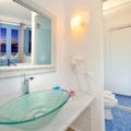 Classic Double Room Bathroom Santorini